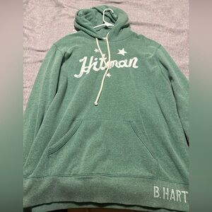 Green Hoodie with Hitman Design